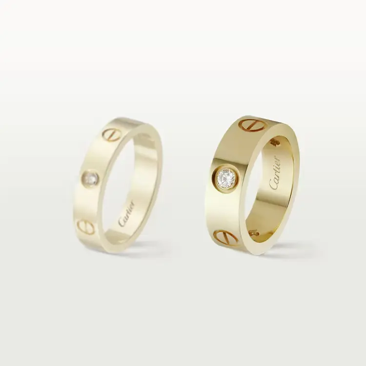 Nhẫn Tình Yêu, 3 Kim Cương - Cartier - VDG144117 1